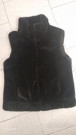 Smanicato in pelo nero