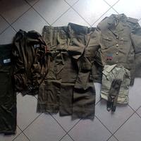 abbigliamento divise militari vintage 