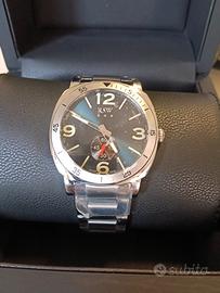 orologio da uomo al quarzo RSW mai indossato