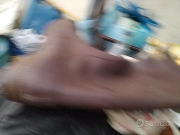 stivali in gomma color marrone, stivali in camosci