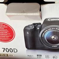 Canon EOS 700D  + Cavalletto 