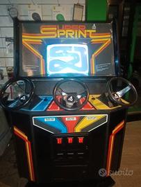 Atari Super Sprint cabinato arcade