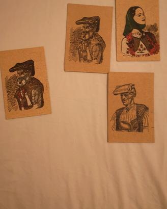 3 più 1 cartoline sughero