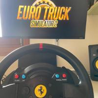 Thrustmaster T300 + logitech sidestik