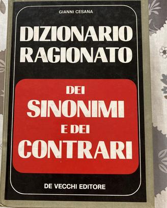 Dizionario ragionato dei sinonimi e dei contrari