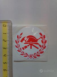 Adesivi vigili del fuoco, pompieri volontari.