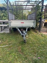 Rimorchio ellebi due assi 1600kg