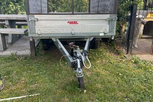 Rimorchio ellebi due assi 1600kg