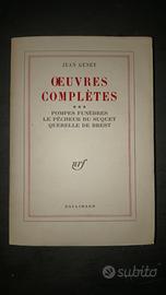 Jean Genet, Euvres completes 1953