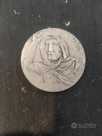 medaglia d'argento 925 commemorativa(centenario)
