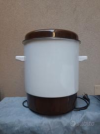 Pentola bollitore smaltato con rubinetto