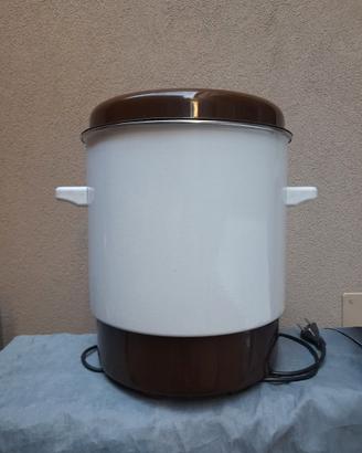 Pentola bollitore smaltato con rubinetto