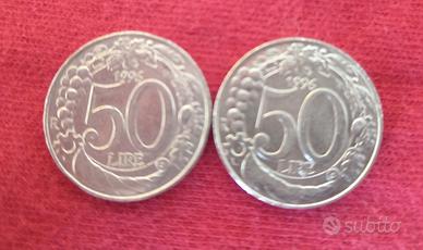 monete medie da 50 lire 