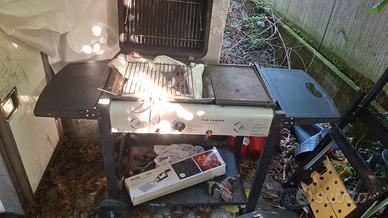 Barbecue a gas, carbone o legna.