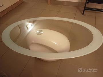 TAVOLINO SOGGIORNO VETRO TRASPARENTE