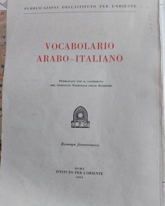 Vocabolario arabo/italiano