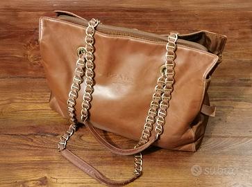 Borsa Prada donna vintage in pelle marrone origin