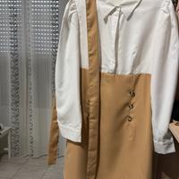 Vestitino corto con cinturino taglia L