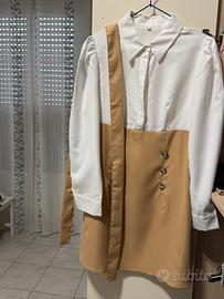 Vestitino corto con cinturino taglia L