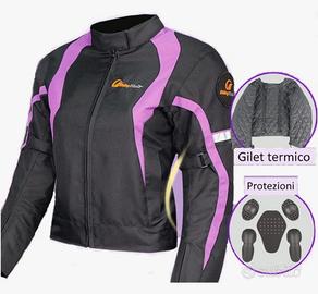 Giubbotto moto donna Msport