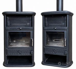 Stufa a legna Lincar - completa di canna fumaria