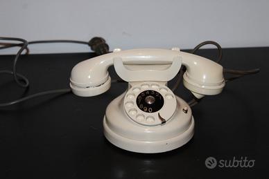 Telefono Vintage in Bachelite SATE Non Funzionante