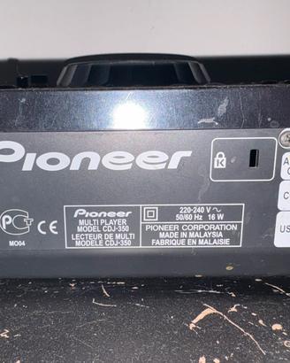 DJ Pioneer CDJ-350.