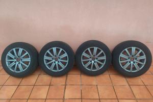 Cerchi in lega 15" originali VW Golf 6 + Gomme