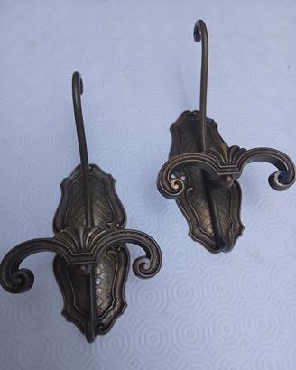 2 appendiabiti Cosma 60 70  ottone 