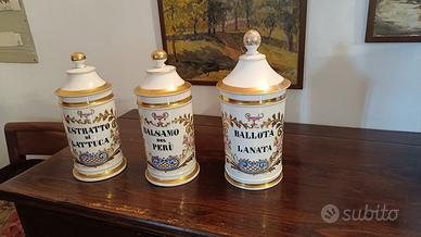 barattoli farmacia vintage