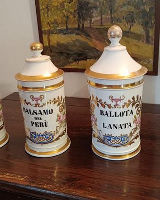 barattoli farmacia vintage