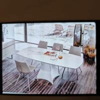 TAVOLO GRES LUC.PORCELLANATO ALLUNGABILE (130-200)