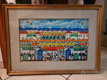 Quadro Spiaggia Pescara - Giuseppe Carrino