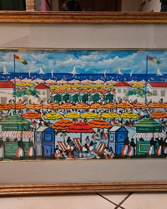 Quadro Spiaggia Pescara - Giuseppe Carrino