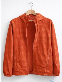 Supreme Logo Ripstop Hooded Track Jacket