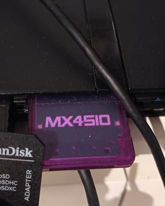 PS2 Slim con Memory MX4SIO