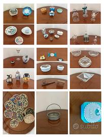Lotto oggetti vintage da collezione 