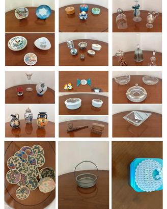 Lotto oggetti vintage da collezione 