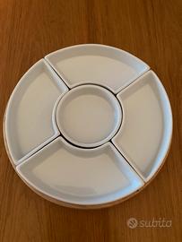 Antipastiera ceramica girevole