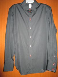 Gianni Versace - camicia cotone bottoni in corallo