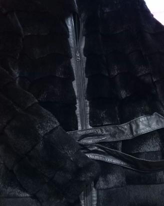 Pelliccia Conbipel originale nera taglia 48