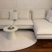 Tapis bianco Natale ovale 140x200 pelo corto