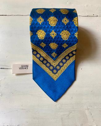 Gianni Versace cravatta vintage 100% seta