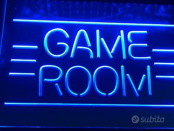 Insegna neon GAME ROOM
