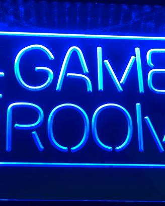 Insegna neon GAME ROOM