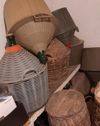damigiane e altro  della cantina