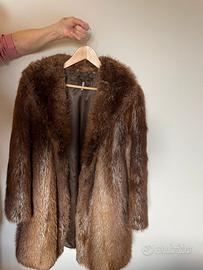 pelliccia vera in castoro selvaggio Tg. S/M