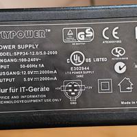 Alimentatore Flypower 12-5 Volt - 2A