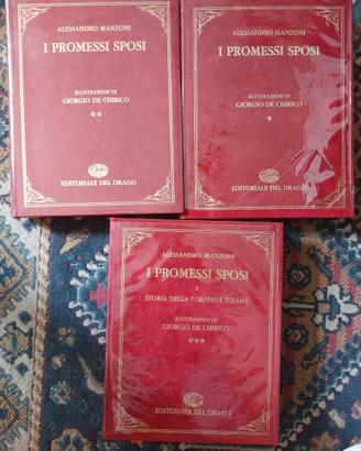 I Promessi Sposi Edizione Pregio De Chirico (3 v)