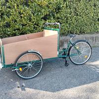 cargobike fabbricata su misura per trasporto